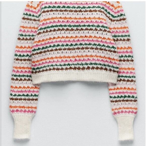 Zara Knit Striped Size S Small Multicoloured Ref: 3859/004 - Picture 8 of 8